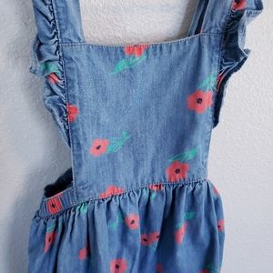 Carters Denim Floral Dress